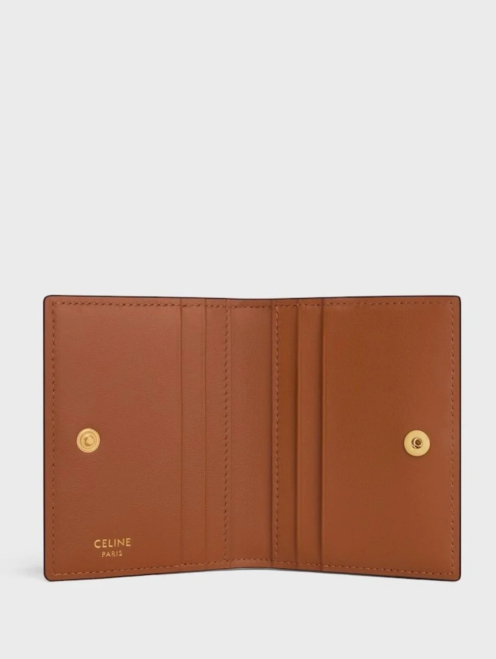 BRAND NEW!!! Celine BI-FOLD CARD HOLDER TRIOMPHE IN Triomphe Canvas W/COA